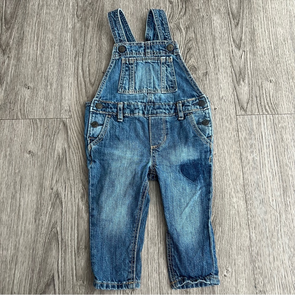 Gap toddler girl denim overalls